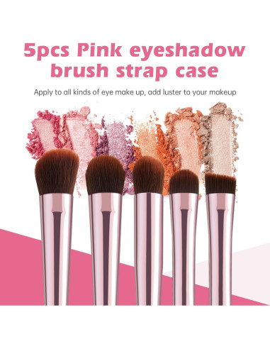 Juego de 5 Pinceles de Maquillaje Profesional Wuyang - Ojos