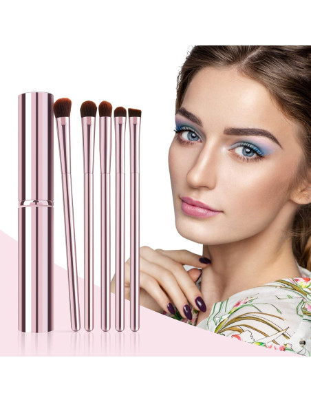 Juego de 5 Pinceles de Maquillaje Profesional Wuyang - Ojos Juego de 5 Pinceles de Maquillaje Profesional Wuyang - Ojos
