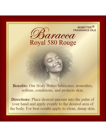 Manteca Corporal Baracca Royal 580 Rouge 226.8 g - Hidratante