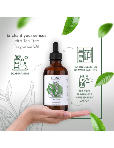 Aceite de Fragancia de Árbol de Té HBNO 120ml - Premium Aceite de Fragancia de Árbol de Té HBNO 120ml - Premium