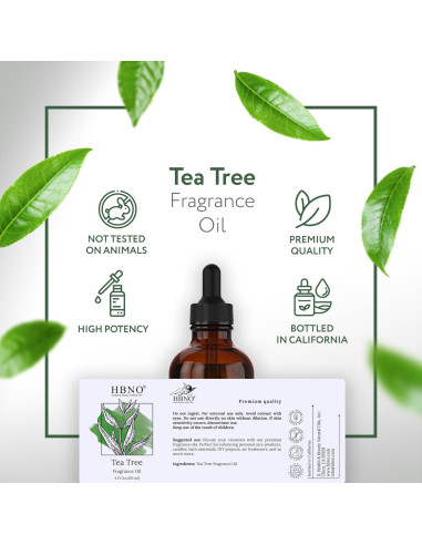 Aceite de Fragancia de Árbol de Té HBNO 120ml - Premium