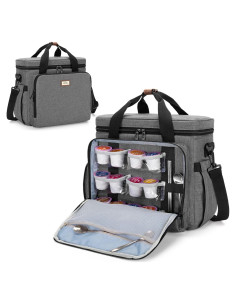Bolsa de viaje CURMIO para cafetera Keurig K-Mini gris