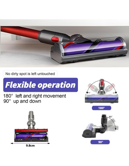 Cabezal de Reemplazo para Aspiradora Dyson V7 V8 V10 V11 V15