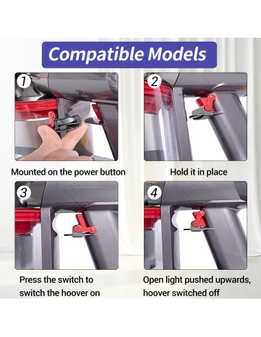 Cabezal de Reemplazo para Aspiradora Dyson V7 V8 V10 V11 V15