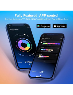 Luces LED RGB Nexillumi 2m para TV 24-30" Control APP 2