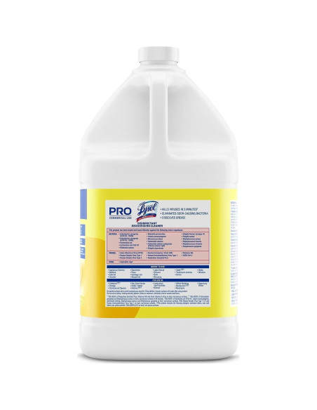 Desinfectante Limpiador Lysol Profesional 512 Onzas Limón