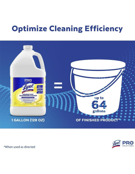 Desinfectante Limpiador Lysol Profesional 512 Onzas Limón