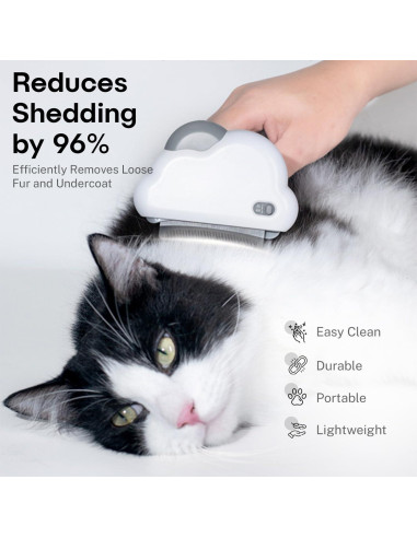 Cepillo de Aseo 3 en 1 Sinko para Gatos y Perros - Reduce Caída de Pelo