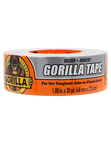 Cinta Adhesiva Gorilla 48 mm x 27.4 m Resistente a la Intemperie