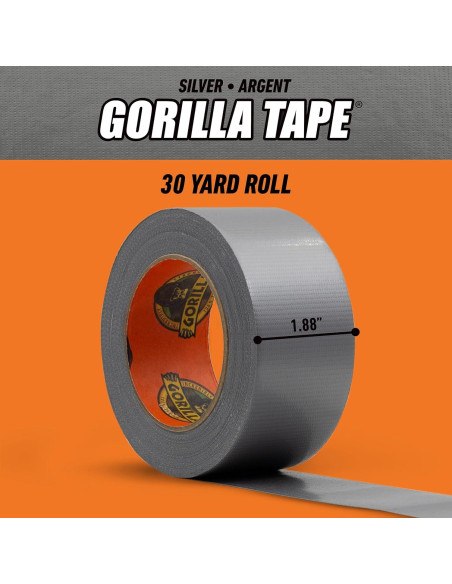 Cinta Adhesiva Gorilla 48 mm x 27.4 m Resistente a la Intemperie