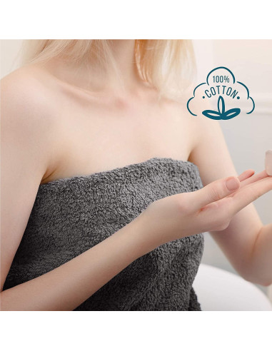 Juego de 6 Toallas de Baño SIMPLI-MAGIC 100% Algodón 61x117cm