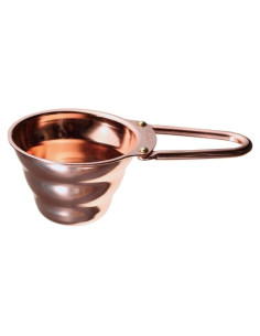 Cuchara Medidora Hario V60 Cerámica 12g Cobre Blanco