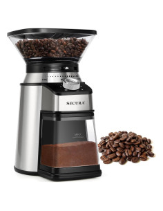 Molino de Café Secura Eléctrico con Muela Cónica 150g 17 Ajustes