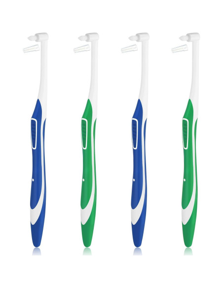 4 Cepillos Interdentales Tufted WLLHYF para Ortodoncia