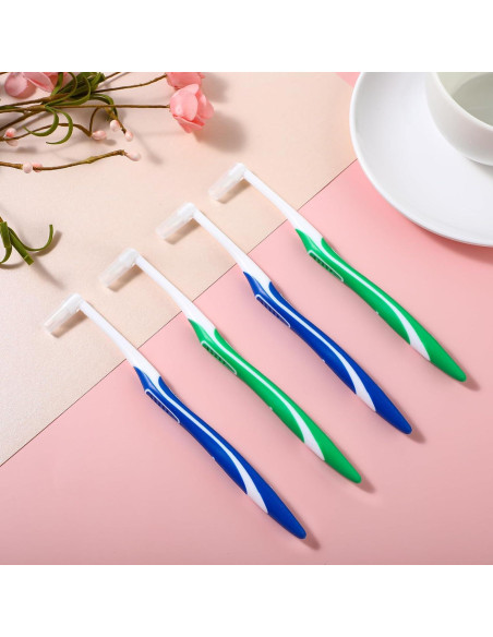 4 Cepillos Interdentales Tufted WLLHYF para Ortodoncia