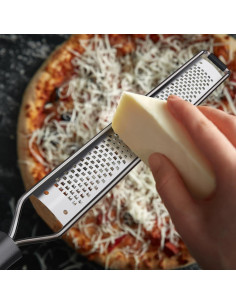 Rallador Zester Cenglng Negro 40.6cm Acero Inoxidable 2