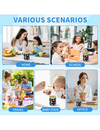 Termo de Sopa para Niños Winkabiu 480ml Amarillo Aislado