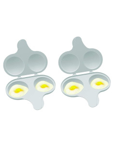 Poachador de Huevos de Microondas Nordic Ware 2 Cavidades