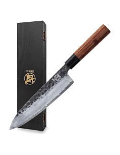 Cuchillo de Chef Gyuto 20 cm MITSUMOTO SAKARI Acero Alto Carbono