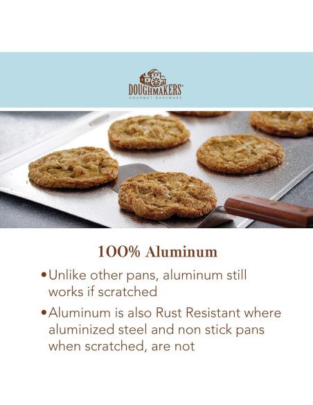 Bandeja para Galletas Doughmakers de Aluminio 25.4 x 35.6 cm