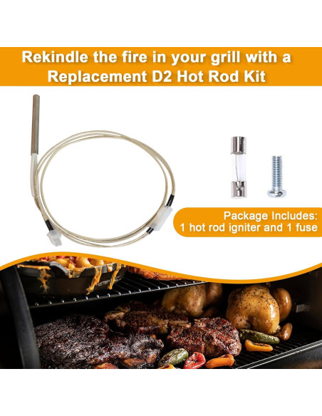 Kit Reemplazo Encendedor BBQ-PLUS D2 para Traeger Pro e Ironwood