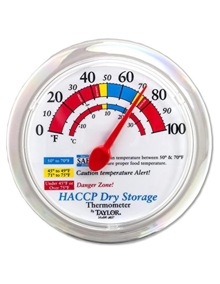 Termómetro de Pared Taylor 15.24 cm para Alimentos Secos