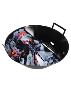 Cesta de Carbón 35.56 cm Outspark para Parrilla Big Green Egg
