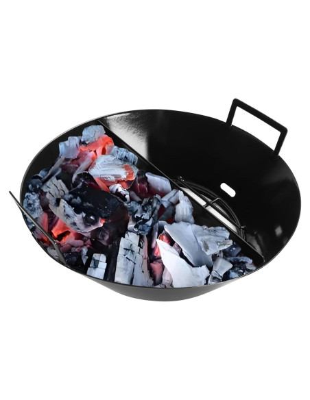 Cesta de Carbón 35.56 cm Outspark para Parrilla Big Green Egg