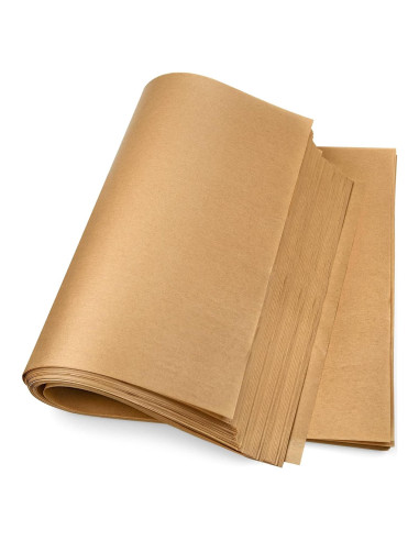 50 Hojas de Papel Pergamino Sin Blanquear DISSKNIC 30x40 cm