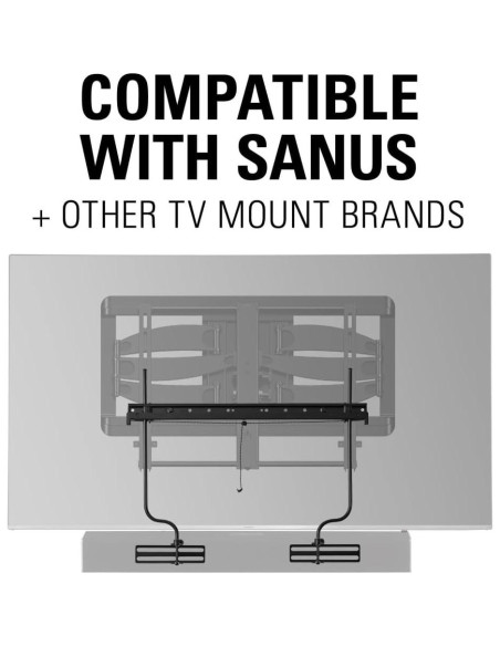 Soporte de Barra de Sonido Sanus SASB1-B1 Ajustable 9.07 kg