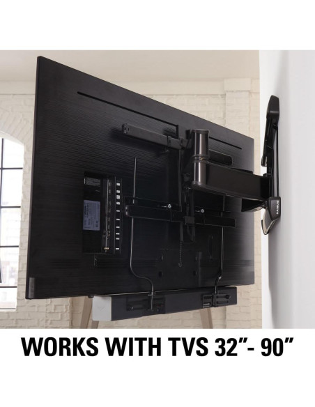 Soporte de Barra de Sonido Sanus SASB1-B1 Ajustable 9.07 kg