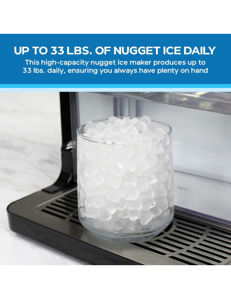 Fabricador de Hielo en Nugget Avanti Digital 15 kg Acero Inoxidable