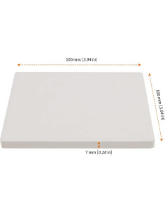 Posavasos de Cerámica HOZEON 45 Piezas 10.16 cm Blanco 2