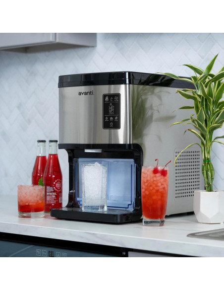 Fabricador de Hielo en Nugget Avanti Digital 15 kg Acero Inoxidable