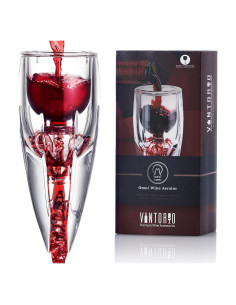 Aireador de Vino Vintorio Omni - Acrílico Premium con Soporte
