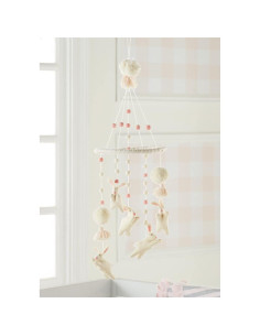 Móvil de Cuna Conejo Mud Pie 81 cm Hecho a Mano 2