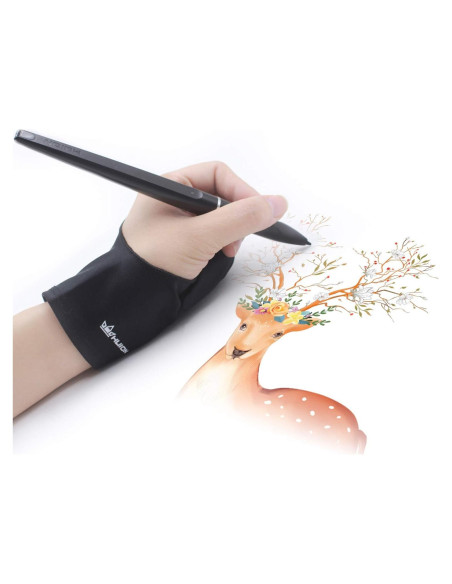 Guante Artista Huion Negro Talla Única para Dibujo