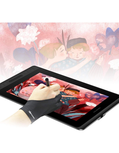 Guante Artista Huion Negro Talla Única para Dibujo
