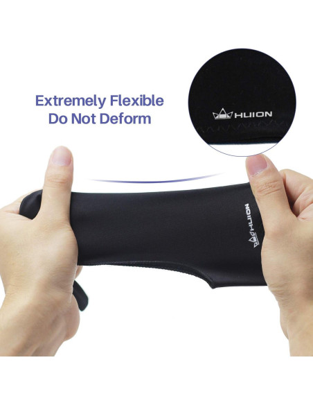 Guante Artista Huion Negro Talla Única para Dibujo