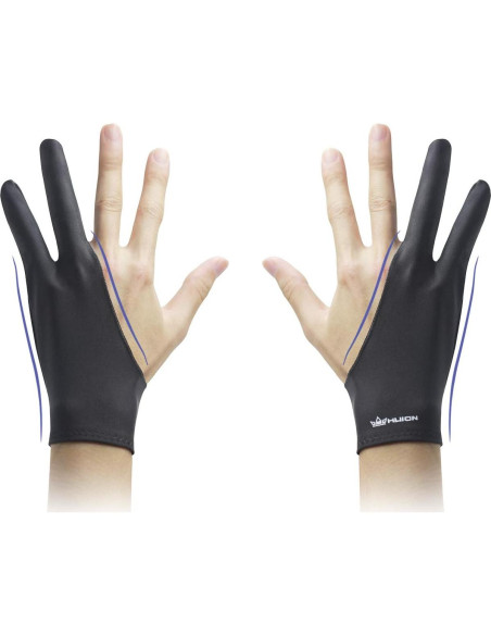 Guante Artista Huion Negro Talla Única para Dibujo