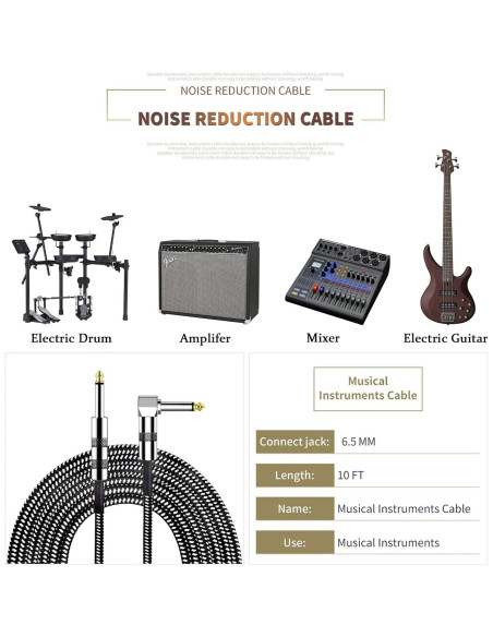 Amplificador de Bajo Portátil SUNYIN MA-10B 10W Mini Blanco