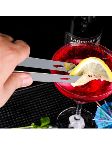 Juego de Pica Hielo y Pinzas SuproBarware Acero Inoxidable 22.86 cm