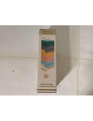 Juego de Bloques Apilables de Madera 48PCS Woodenfun
