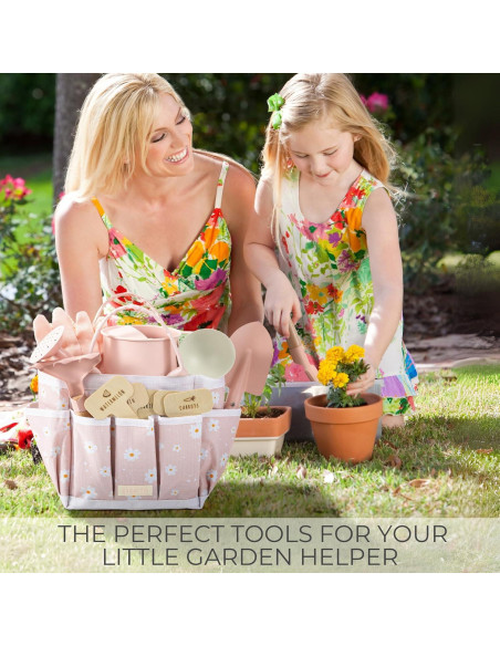 Conjunto de Jardinería para Niños ZICOTO Rosa - Herramientas Seguras