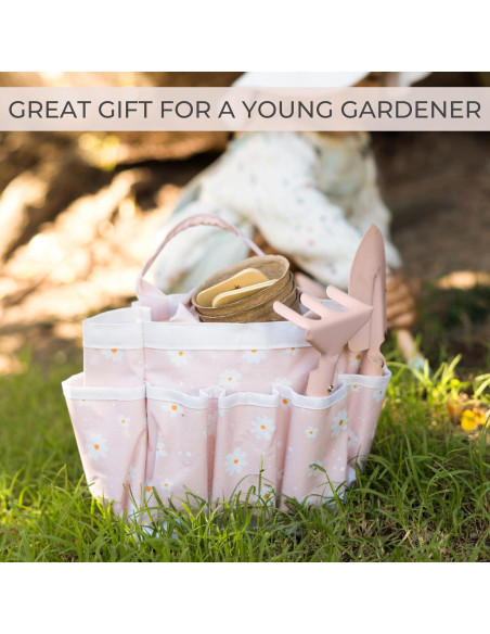 Conjunto de Jardinería para Niños ZICOTO Rosa - Herramientas Seguras