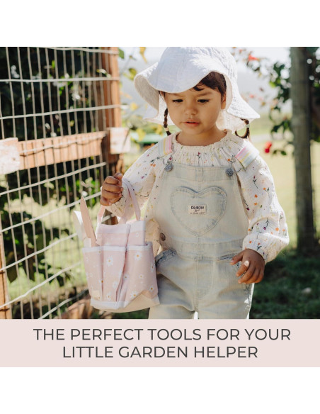 Conjunto de Jardinería para Niños ZICOTO Rosa - Herramientas Seguras
