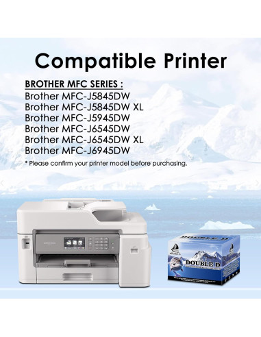 Cartuchos de tinta compatibles Brother LC3039XXL 4 Paquete