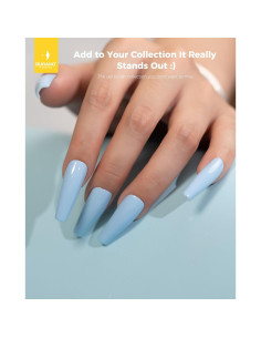 Esmalte de Uñas en Gel BURANO 15ml Azul Bebé 360 UV LED 2