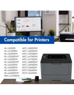 Cartucho de Tóner Negro Alto Rendimiento COMEINK TN-850 2-Pack 2