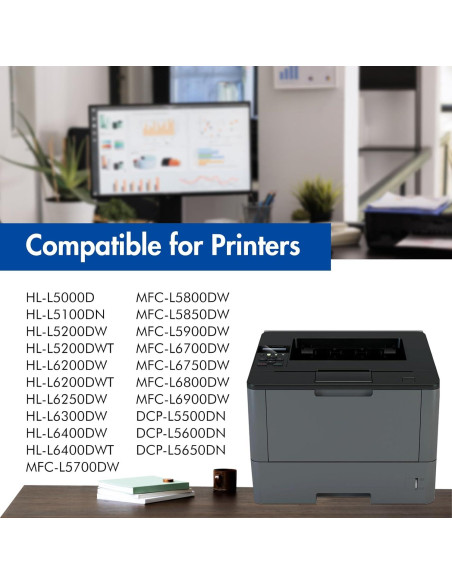 Cartucho de Tóner Negro Alto Rendimiento COMEINK TN-850 2-Pack